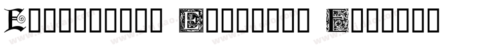 Ornamental Initials D字体转换
